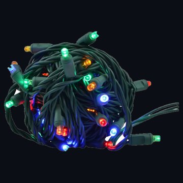 Multicolor 5mm mini LED lights, lit