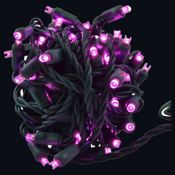 Pink 5mm mini LED lights, lit